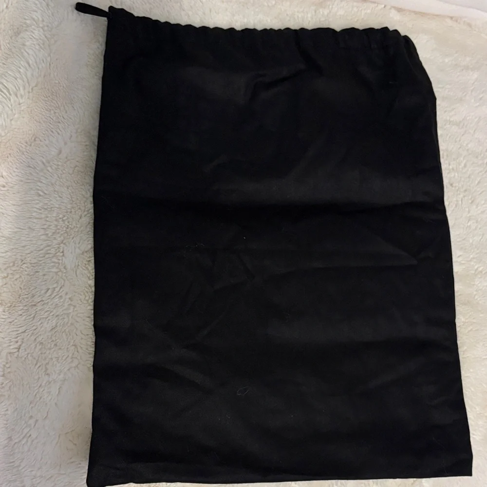 Saint Laurent Black Drawstring Logo Dust Bag